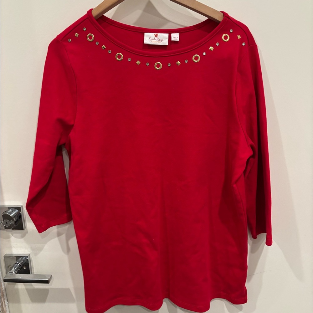 New without tags Quaker factory long sleeves top size large